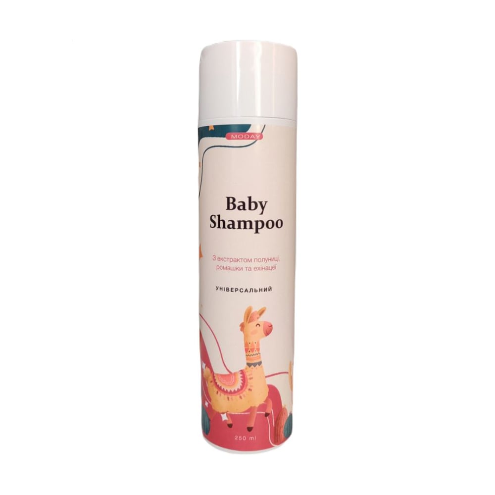 Універсальний дитячий шампунь-гель для купання MODAY Strawberry Baby Shampoo, 250 мл