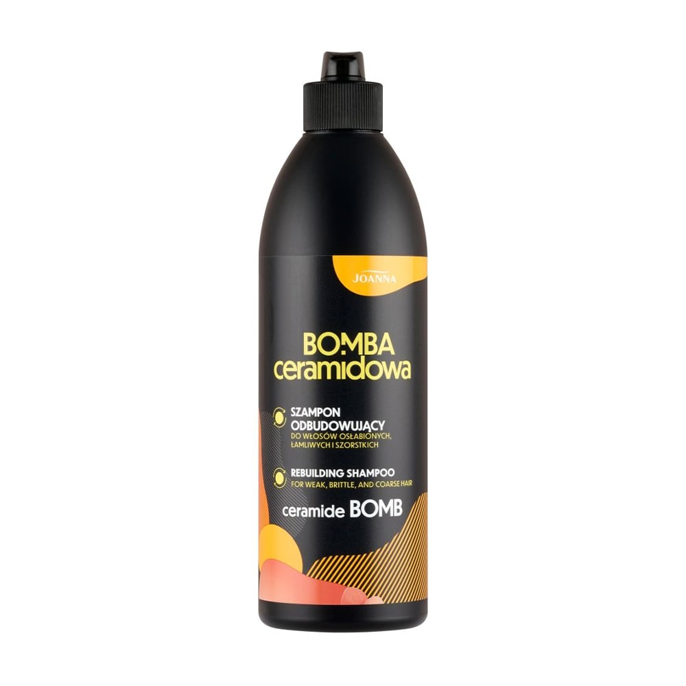 Відновлювальний шампунь Joanna Ceramide Bomb Rebuilding Shampoo для ослабленого, ламкого та жорсткого волосся, 500 мл