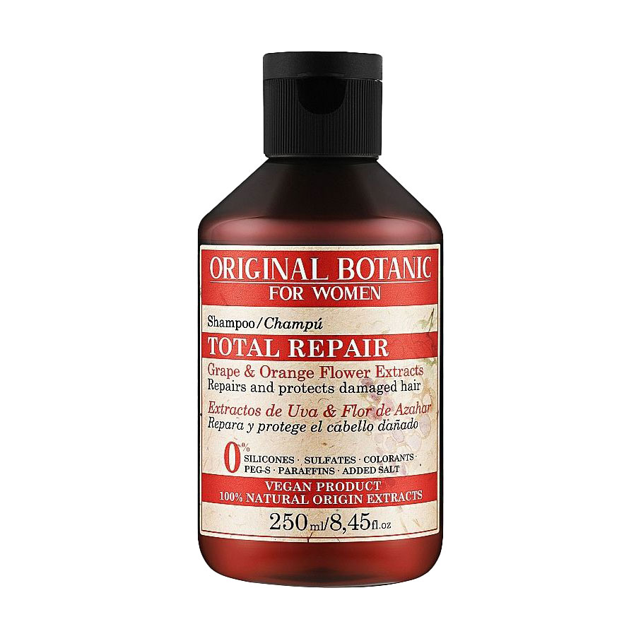 Відновлювальний шампунь Original Botanic For Women Total Repair Shampoo для пошкодженого волосся, 250 мл